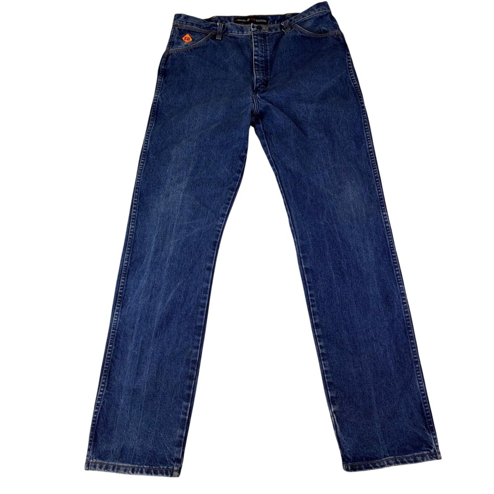 Wrangler 36x36 Blue FR Flame Resistant Jeans FR13MWZ Workwear Safety Industrial